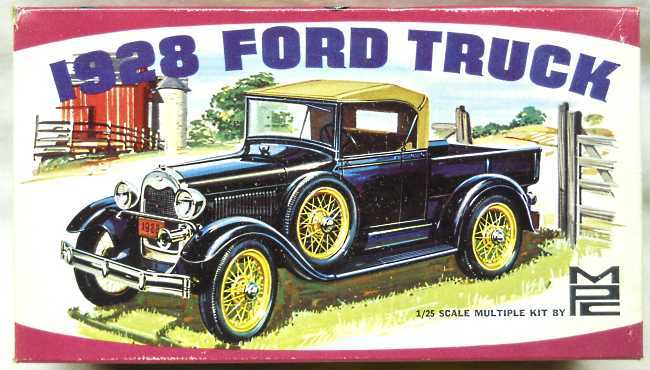 MPC 1/25 1928 Ford Truck / Pickup With Sting Ray Bicycle - Stock / Show / Street, 304-150 plastic model kit